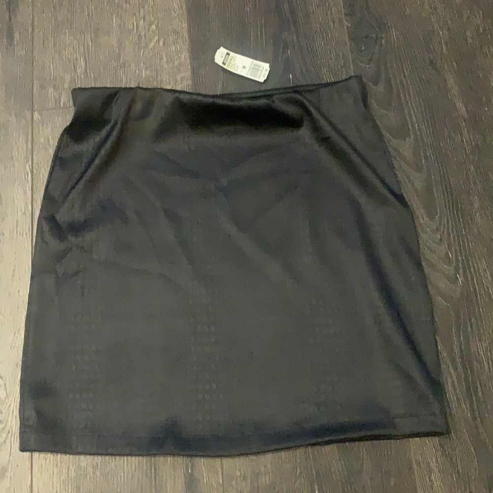 Black Snakeskin skirt